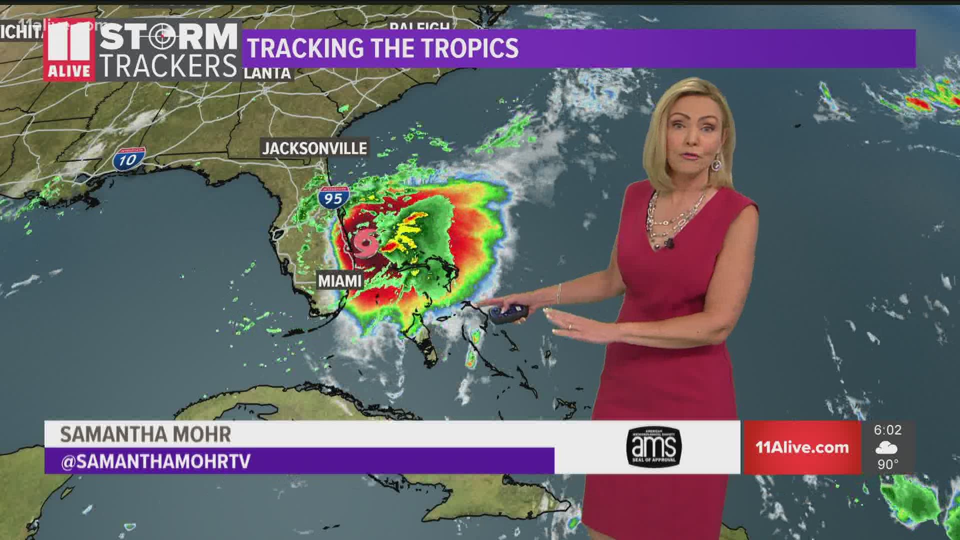 Isaias, currently a tropical storm, could make landfall in the Carolinas.
