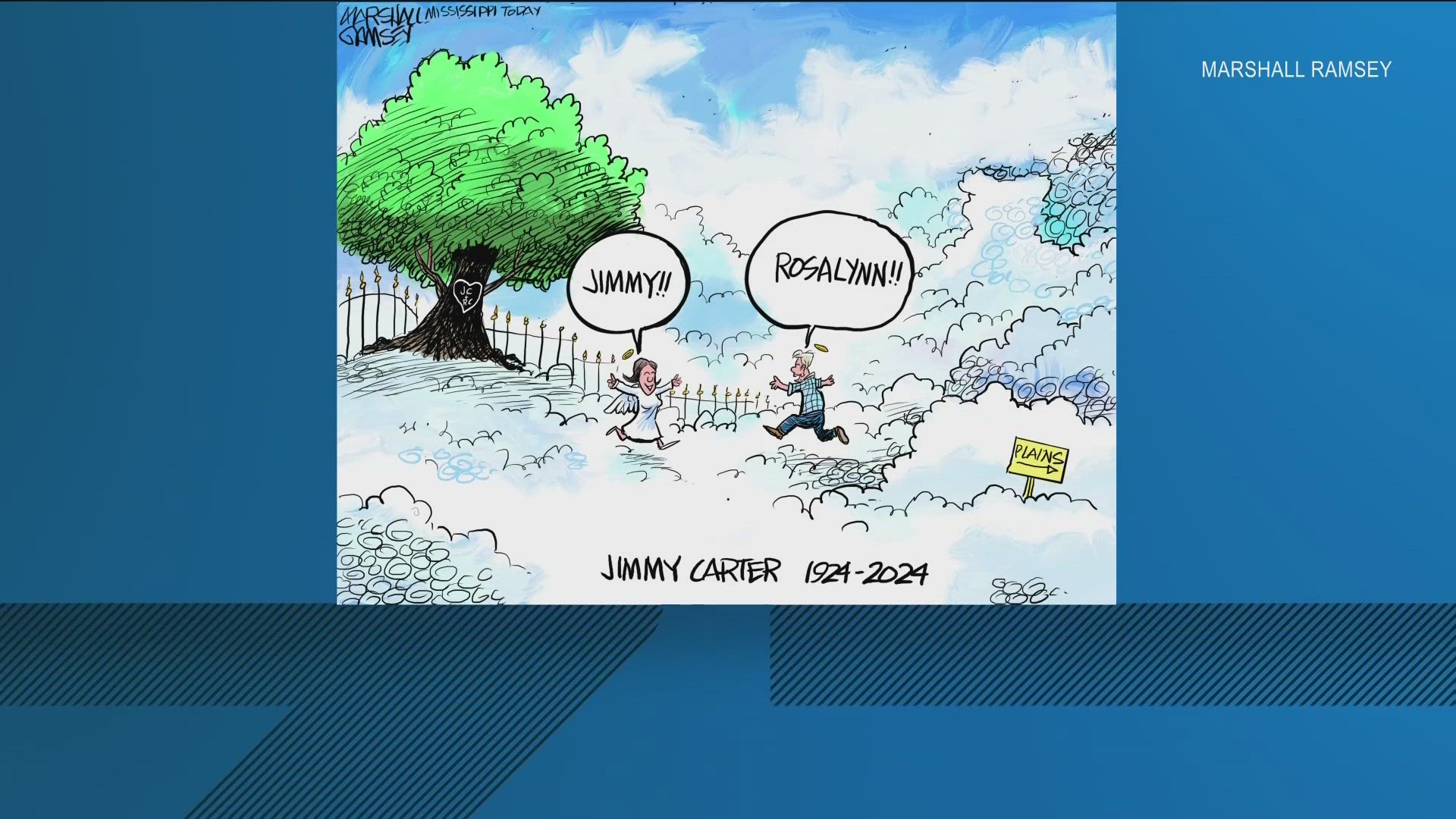 Jimmy Carter cartoon created by Georgia native | 11alive.com