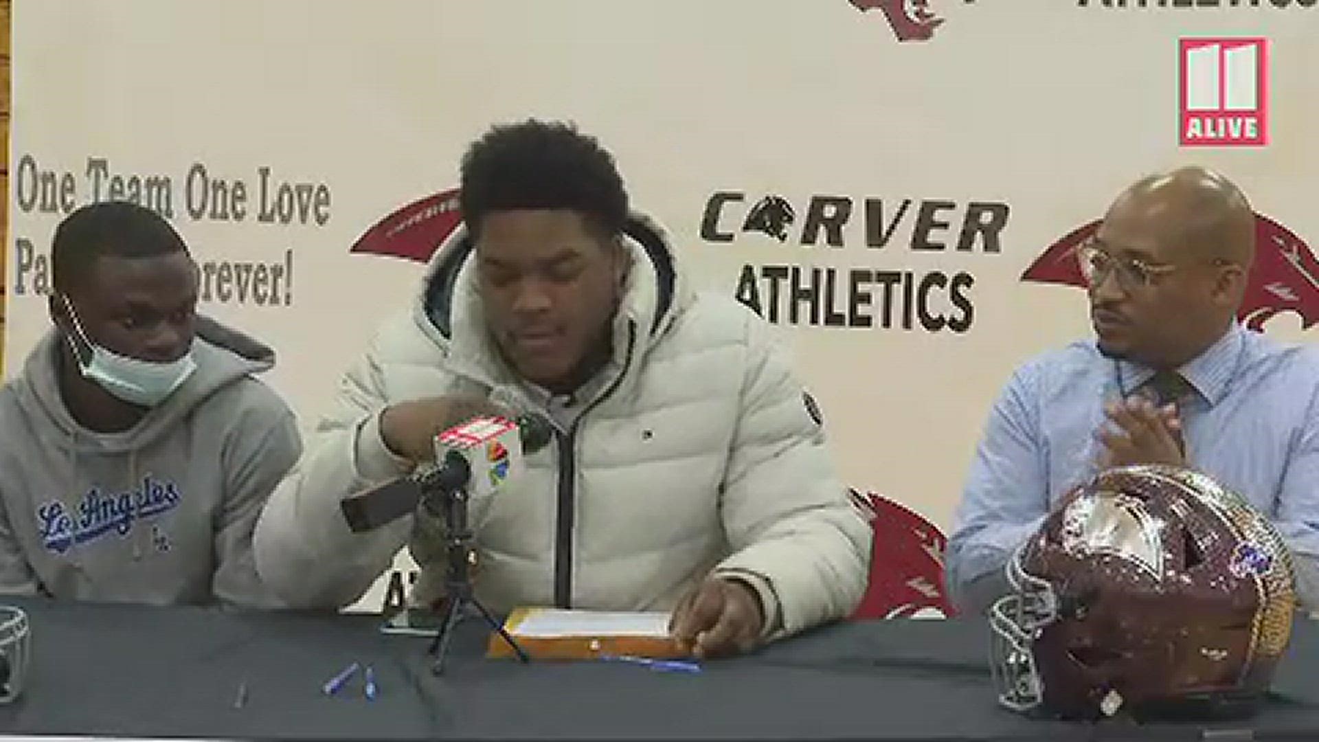 He made the announcement on National Signing Day.