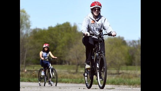 the first time you ride a bicycle