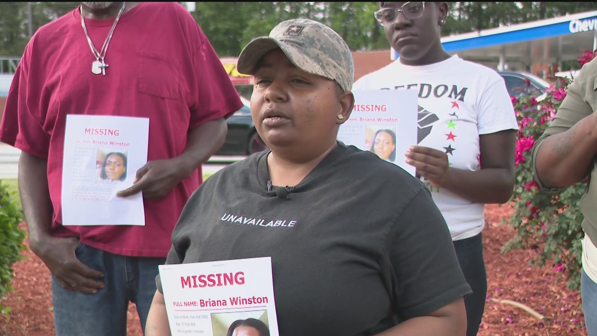 There are two persons of interests in Briana Winston's disappearance.