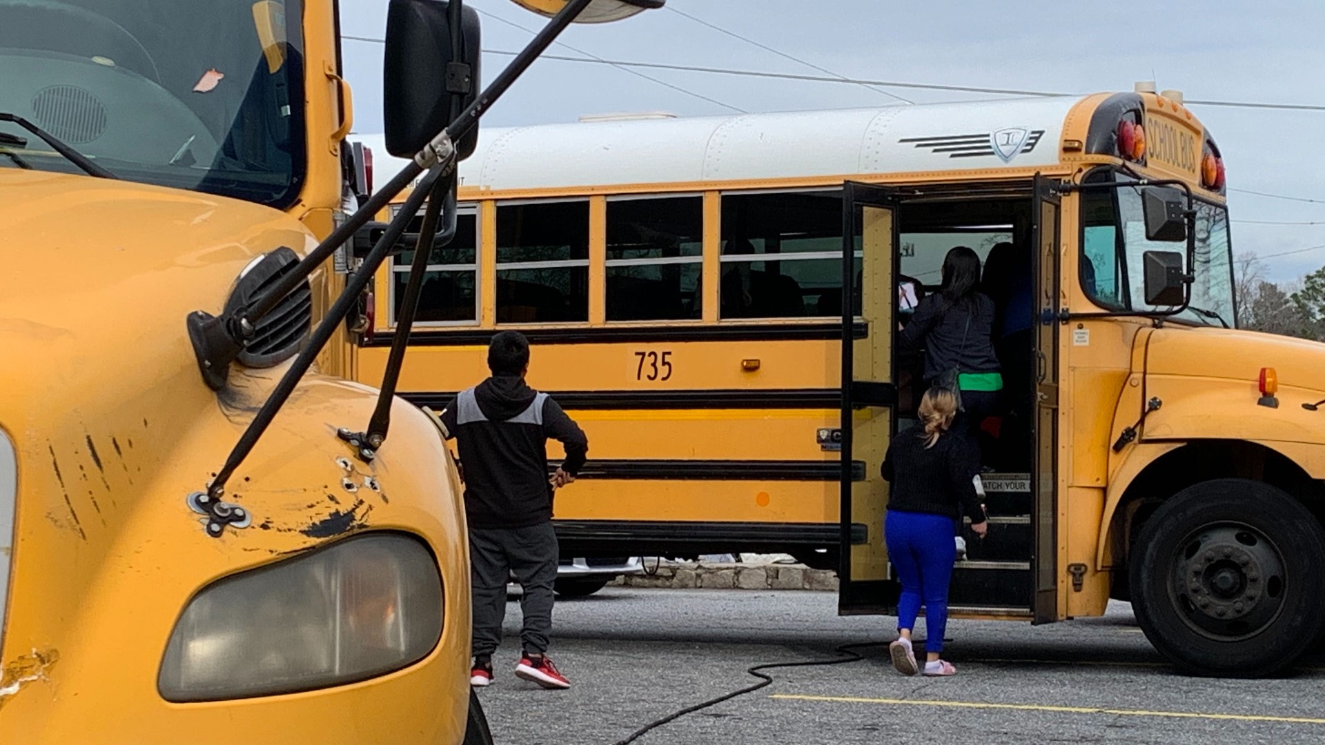 School buses crash in Atlanta