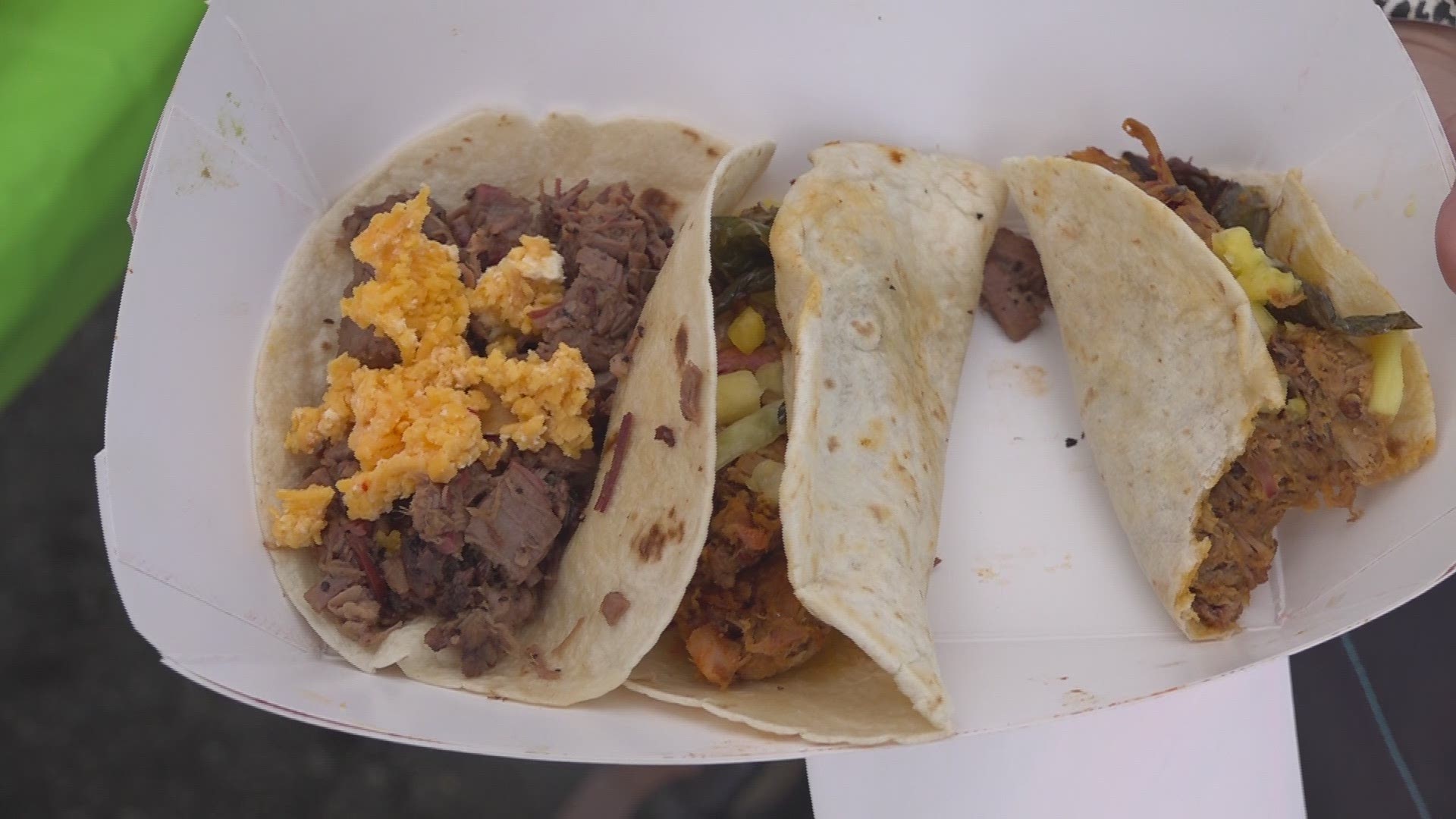 Custom tacos draws large crowd to the square