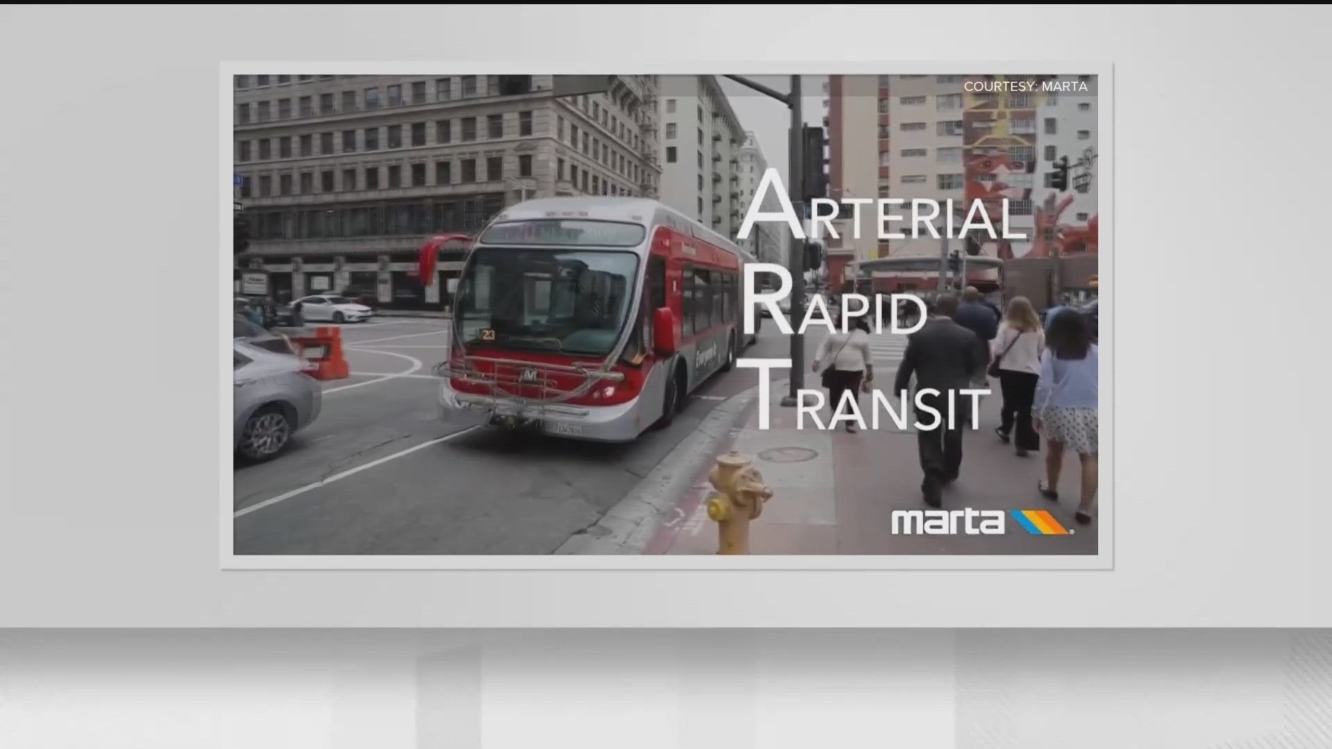 Arterial Rapid Transit (ART) is expected to have shorter wait times, traffic signal priority, queue jump lanes and enhanced bus stops.