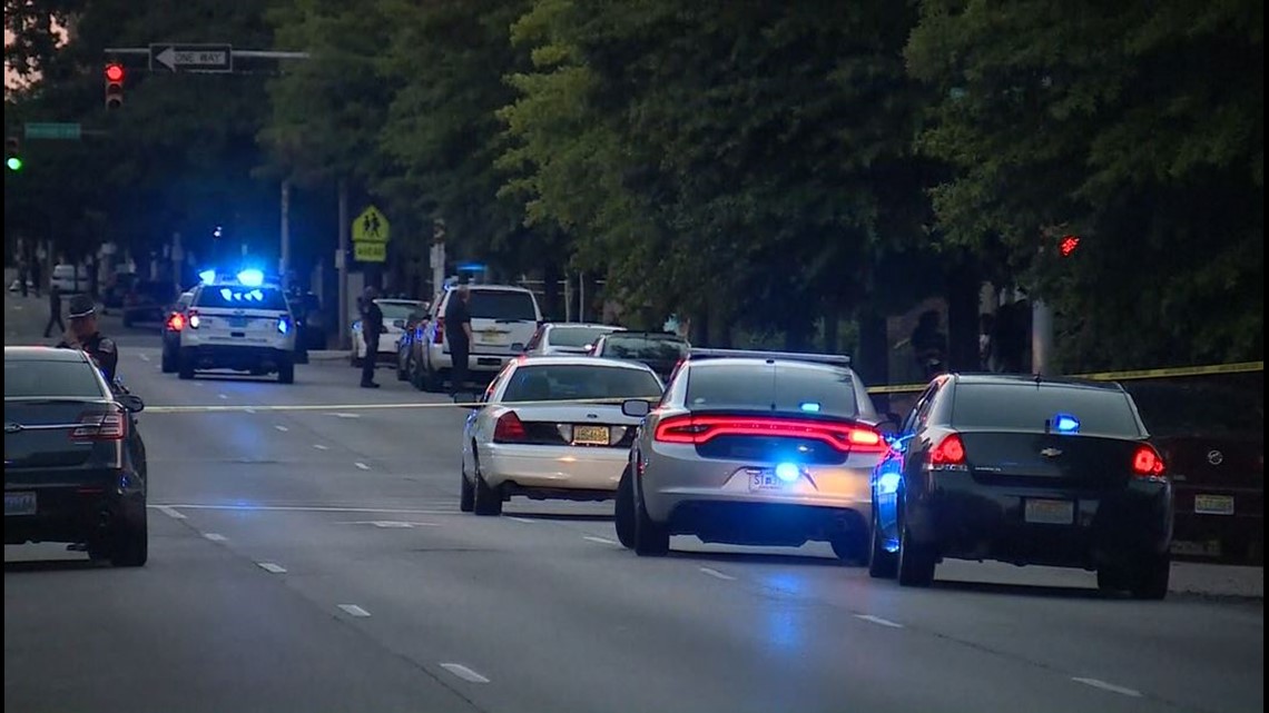 Birmingham officer shot, suspect killed in downtown shootout | 11alive.com
