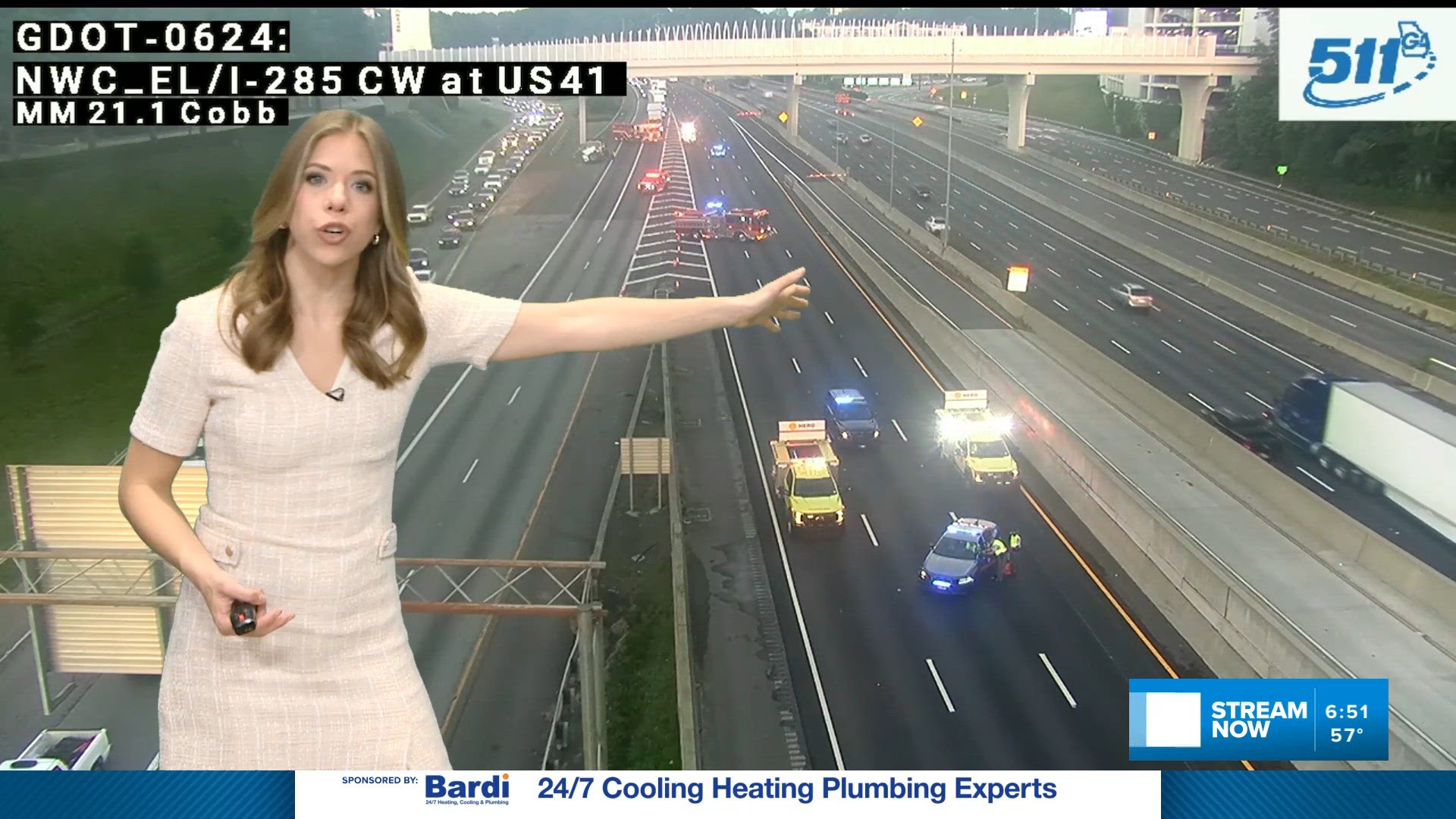 入手困難co-fe TRAFFIC: Crash shutting down I-285 East lanes through Cobb