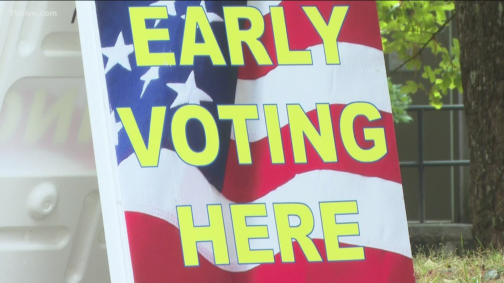 Early voting takes a different look due to the COVID-19 pandemic.