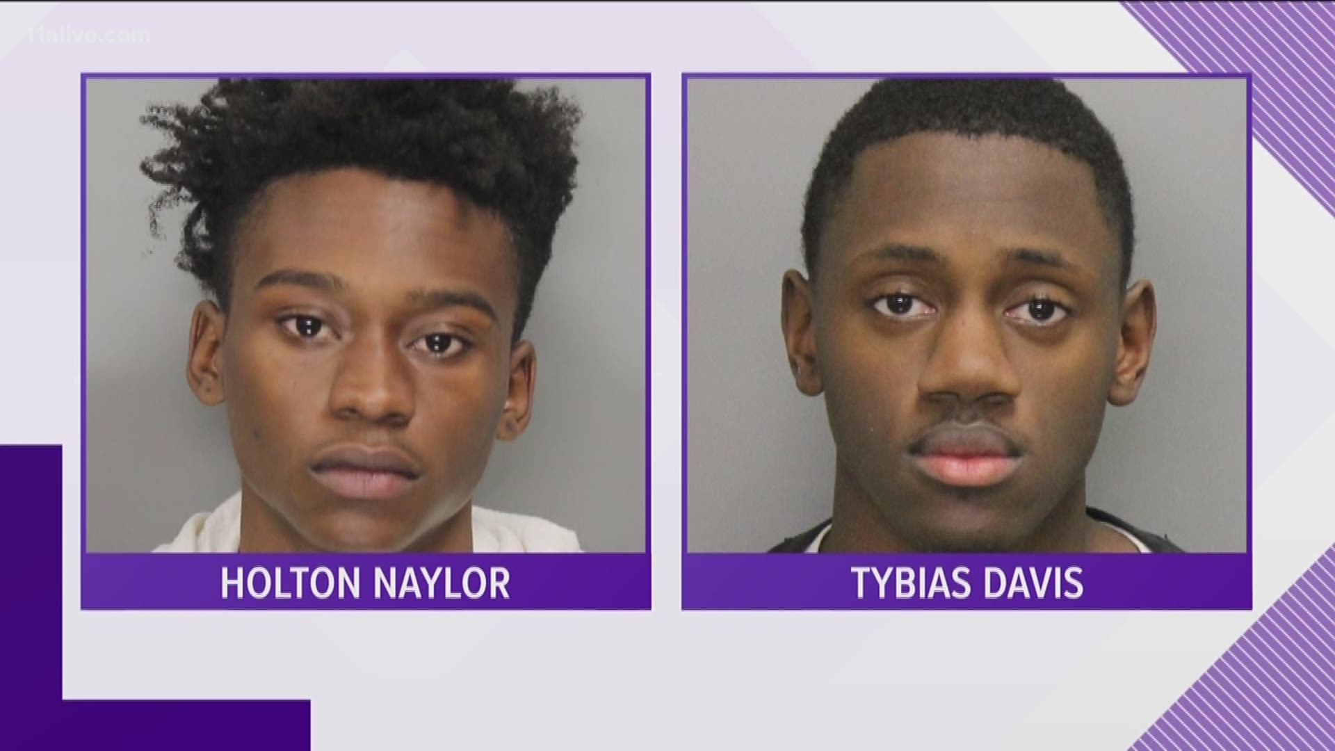 The teens at Pebblebrook High School had a loaded gun in a backpack along with baggies of marijuana with intent to distribute, according to police.