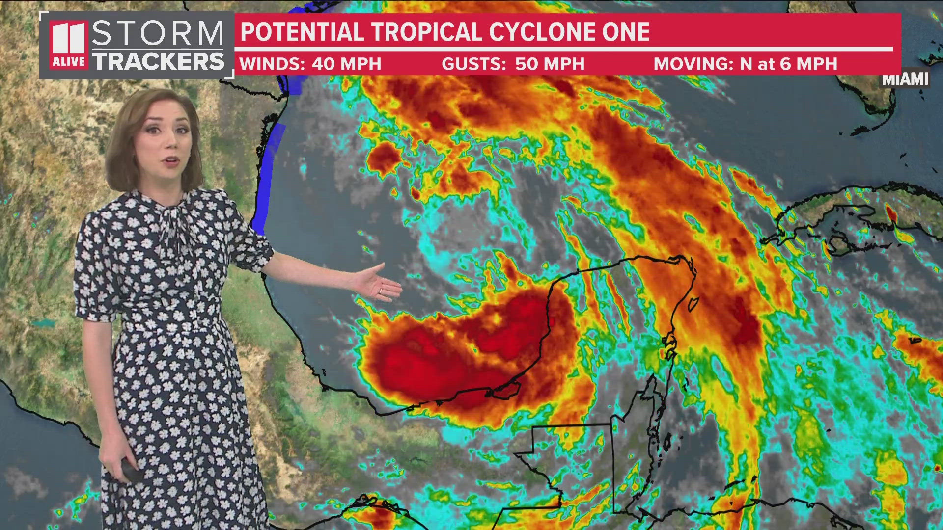 Significant rain is possible in south Texas