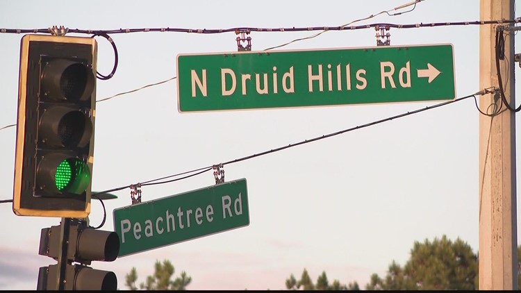 Road closures on North Druid Hills Road, Inman Drive begin Monday | What to know