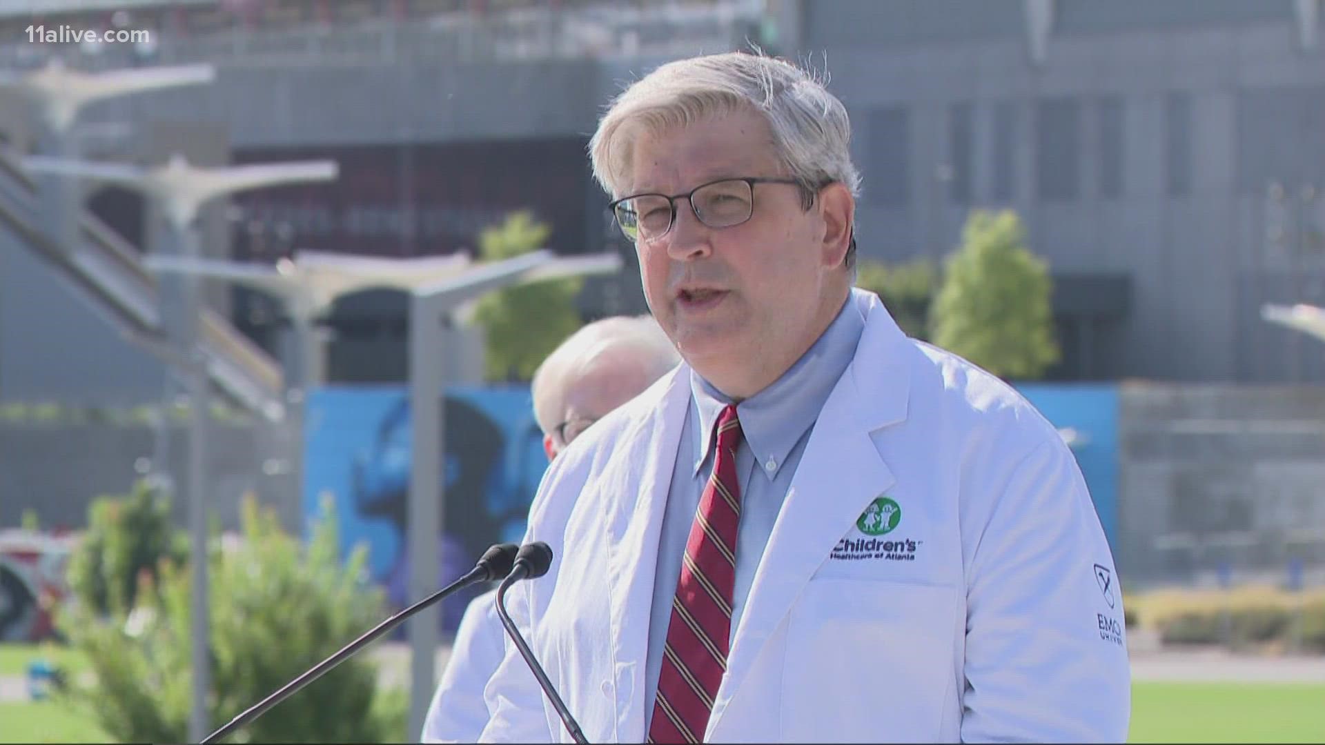Dr. Jim Fortenberry, Chief Medical Officer with Children’s Healthcare of Atlanta speaks in an "urgent" update on the state of COVID.