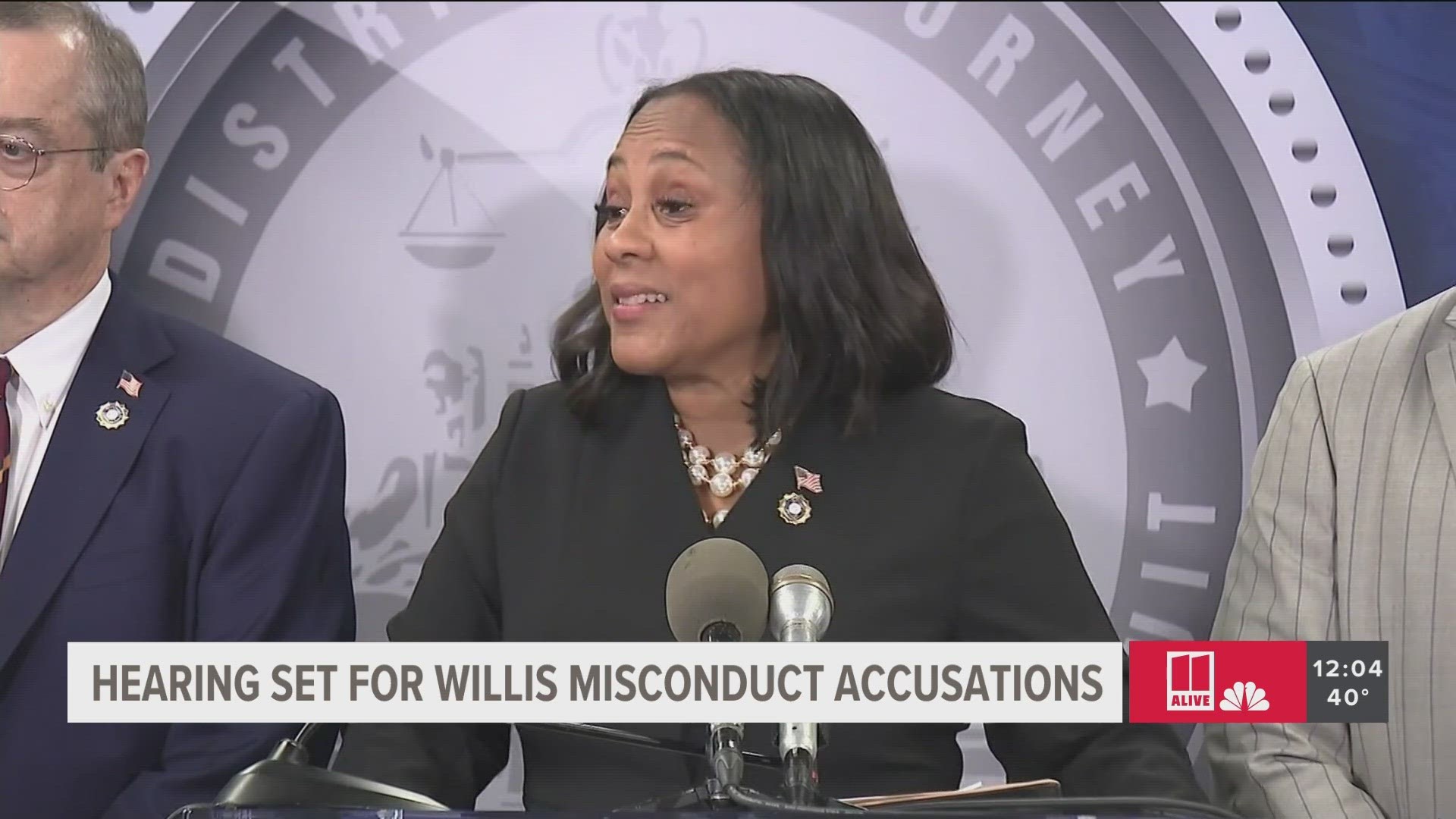 Willis is accused of having an improper romantic relationship with Nathan Wade, a special prosecutor in the Trump case