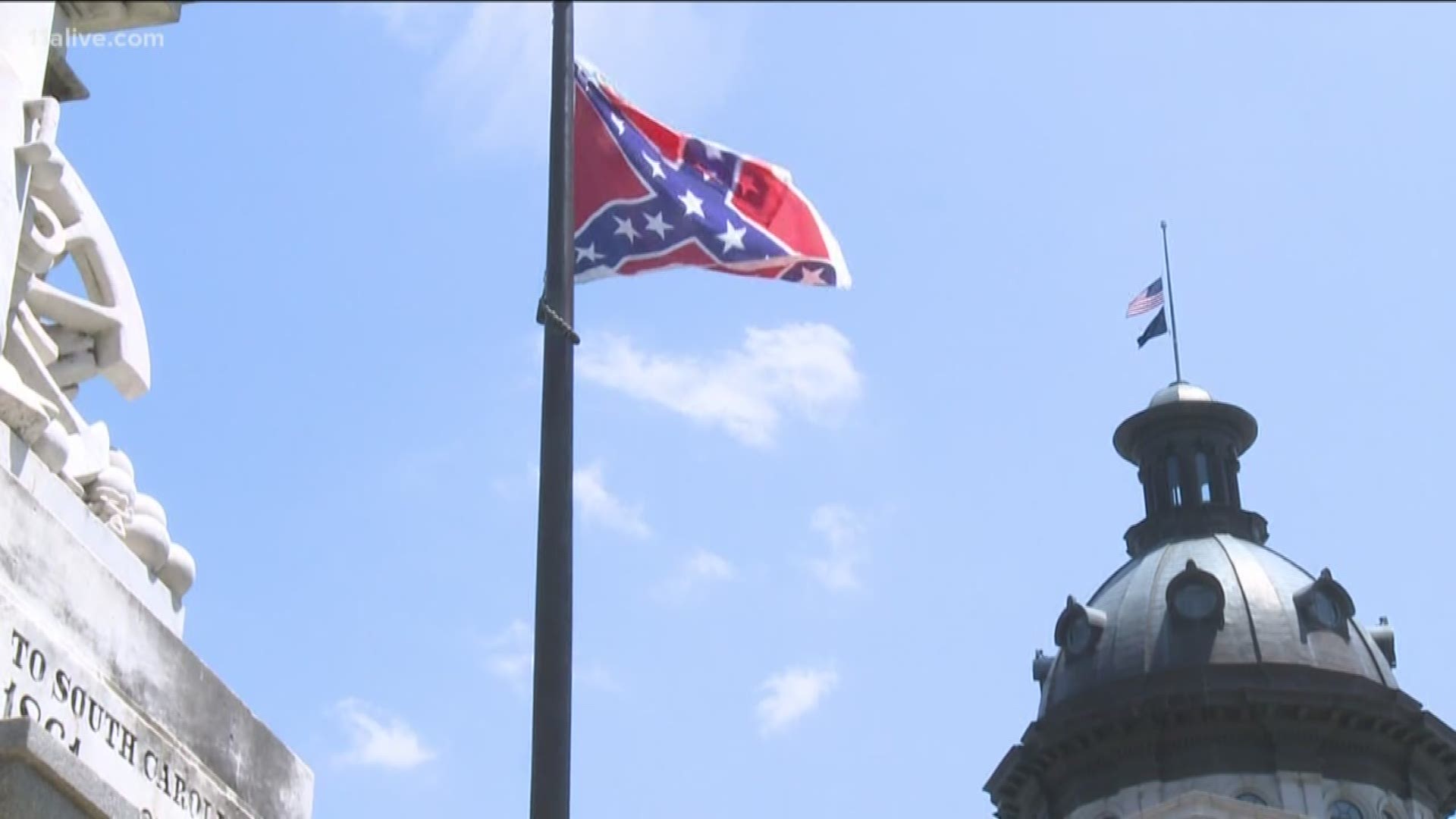 In response to a bill that would outlaw confederate symbols comes a new bill to protect them - and fine anyone who defaces them.