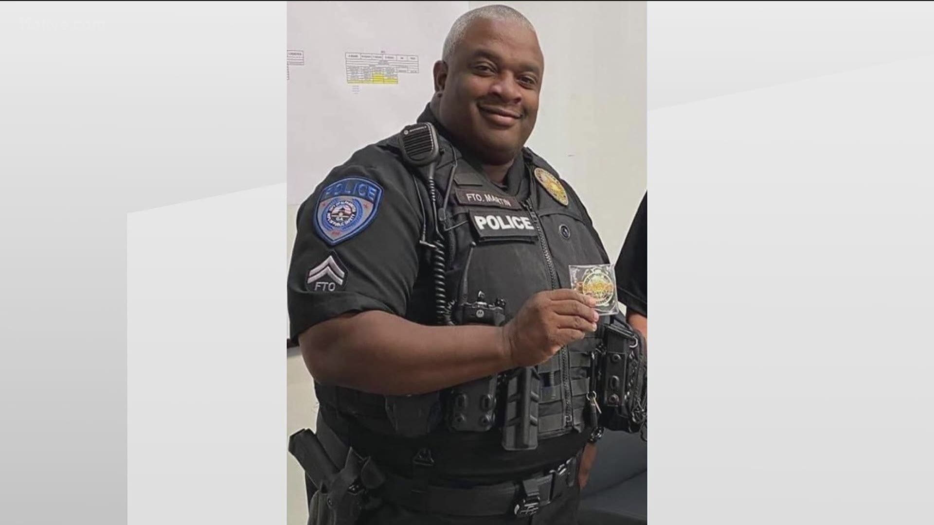 Officer Martin's funeral will be held on Friday.