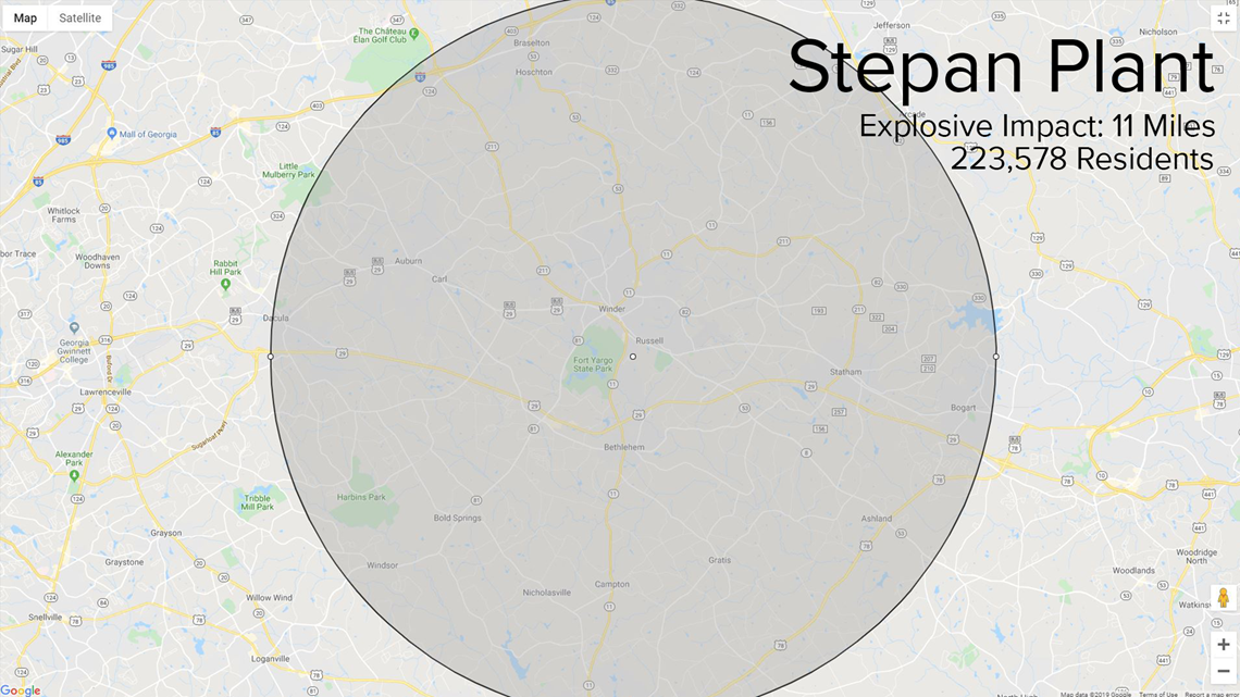 Sterigenics Atlanta Ga Cancer Exposure Map 
