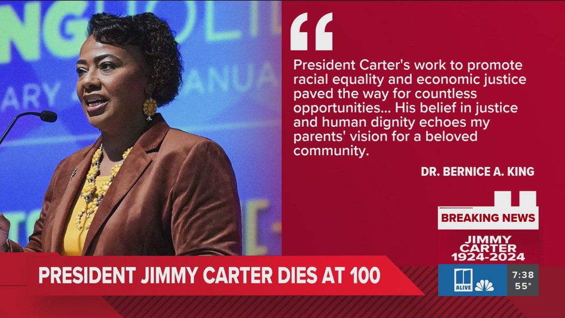 Bernice King, others remember Jimmy Carter