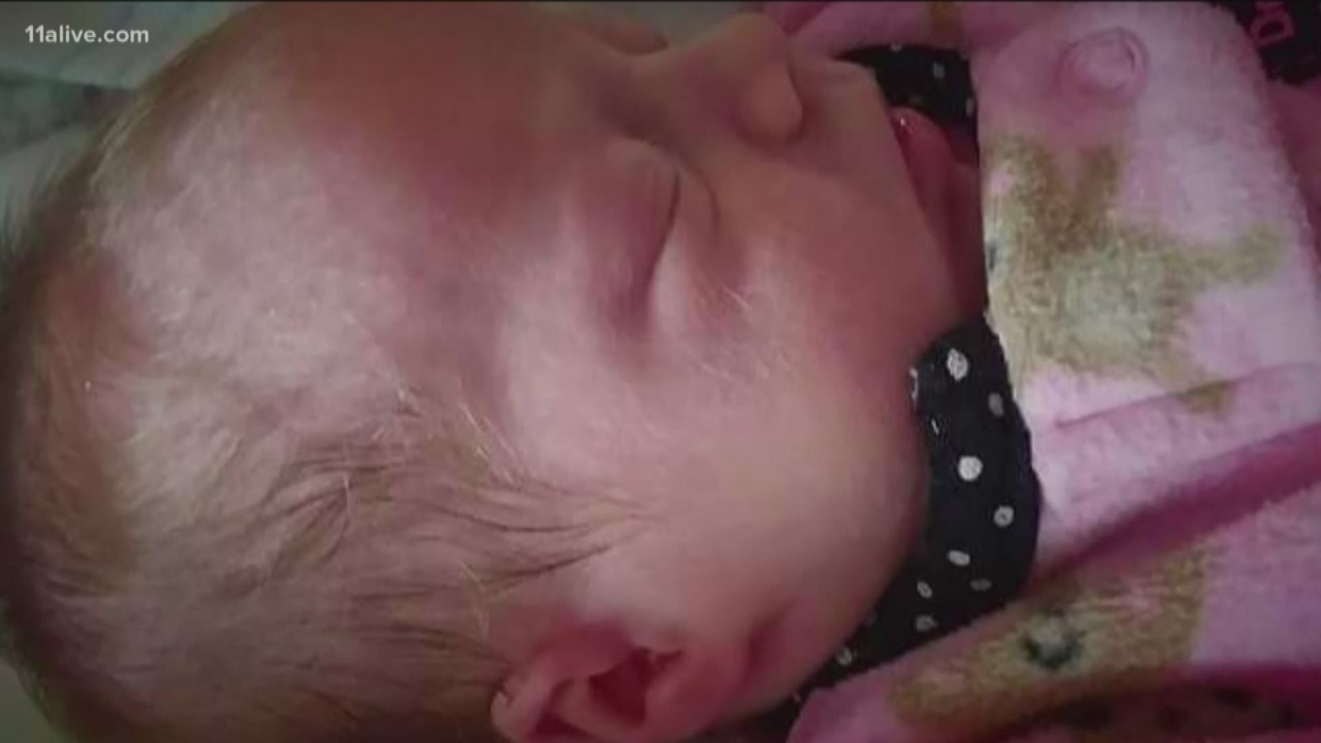 Little Caliyah McNabb weighed only 5 pounds at birth. Less than three weeks later her lifeless body was found under a log in Newton County.