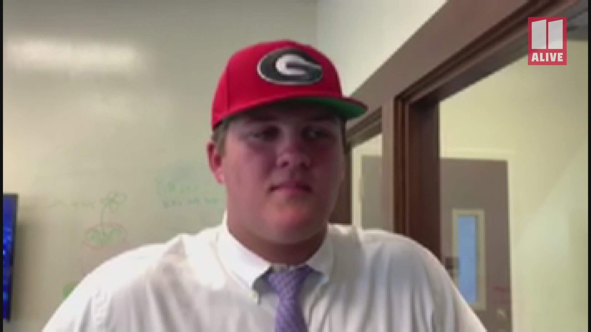 Top offensive lineman Tate Ratledge committed to Georgia after UGA coach Sam Pittman told him something that really resonated with him.