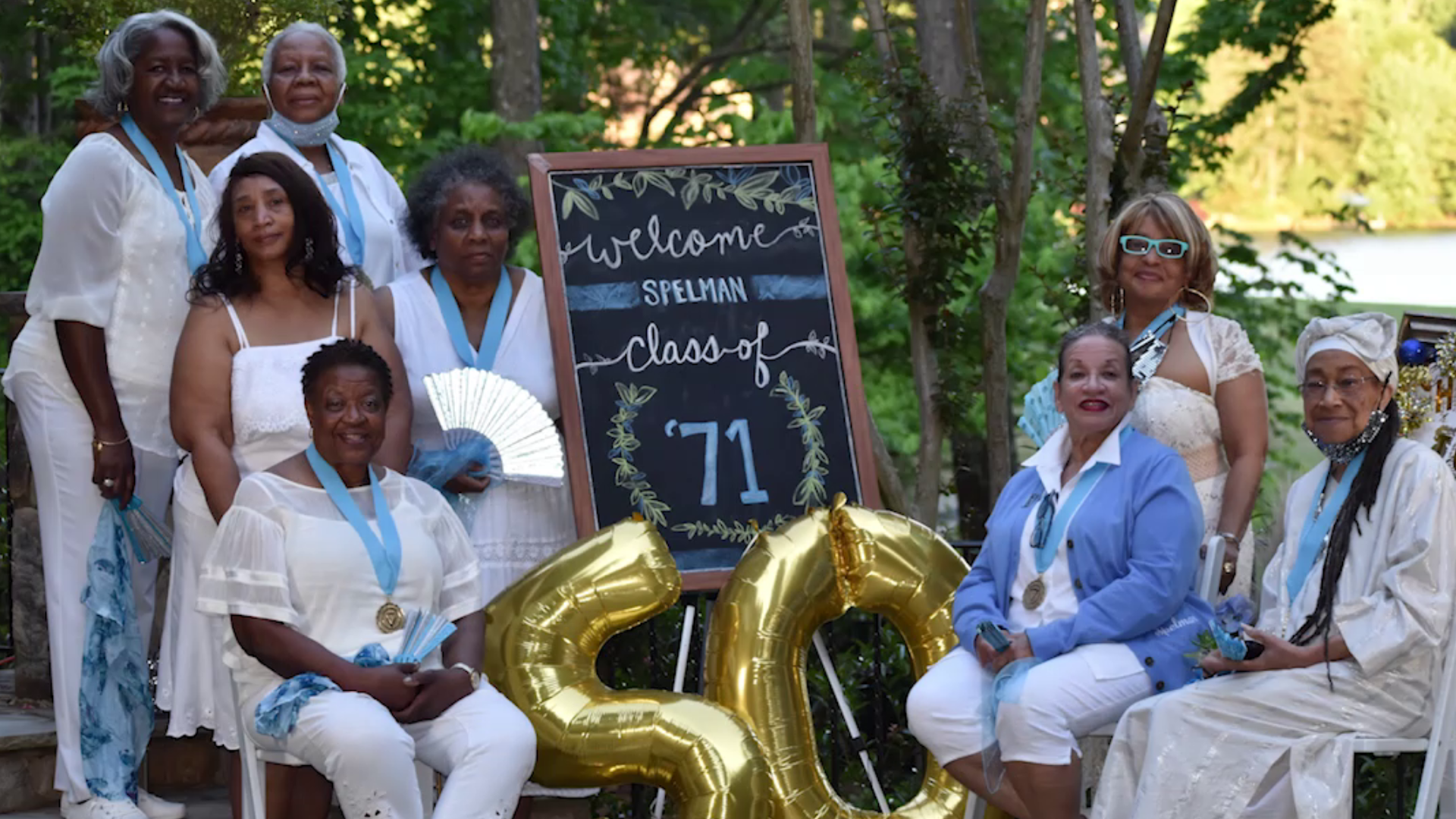 Way to go,  Spelman College’s graduation class of 1971! The group of women just reached Golden Girl status, a 50th year milestone.