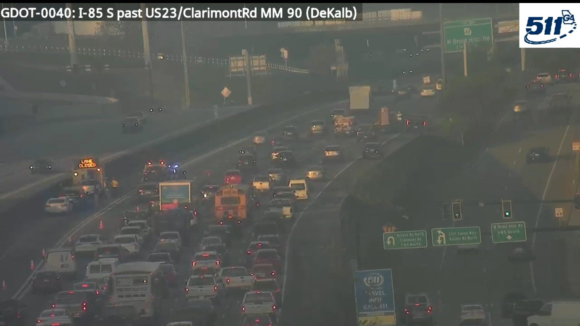 Crash in DeKalb County causing delays on I-85 southbound | 11alive.com