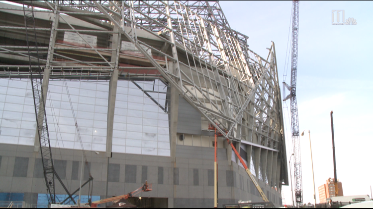 Mercedes-Benz Stadium construction forces schedule adjustment for Atlanta