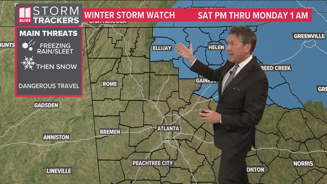 Winter Storm Watch issued for several North Georgia counties | 11alive.com