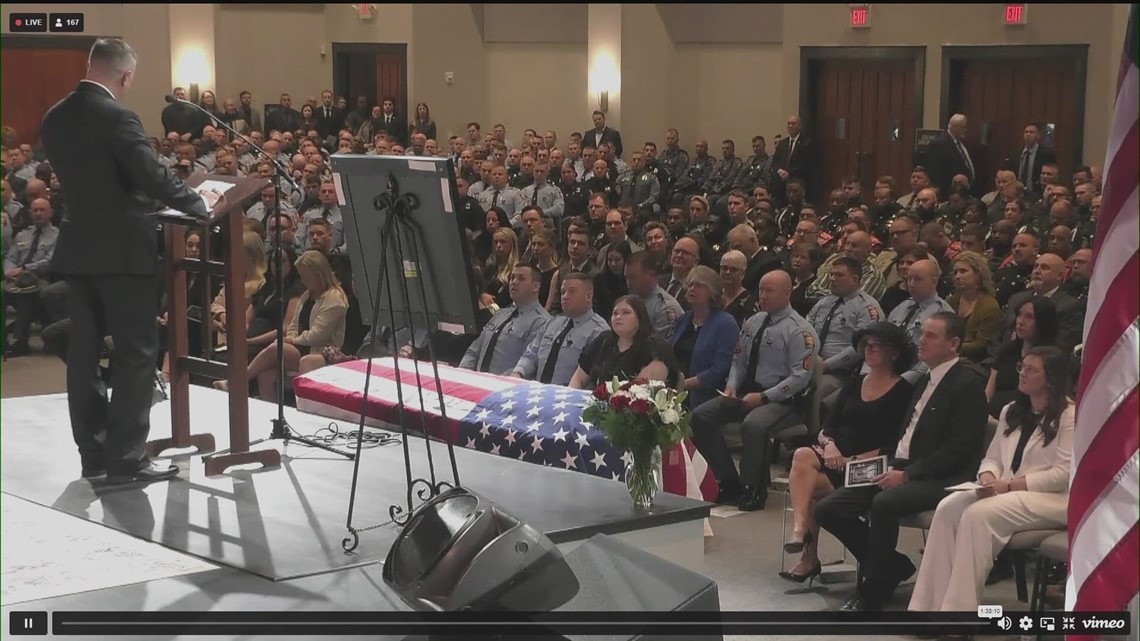 Family, friends say final goodbyes to Georgia trooper killed in line of ...