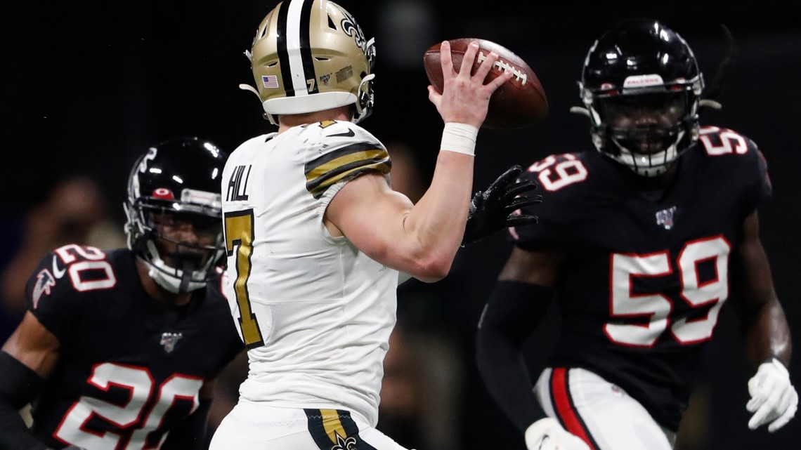 Saints beat Falcons to clinch 3rd straight NFC South title –