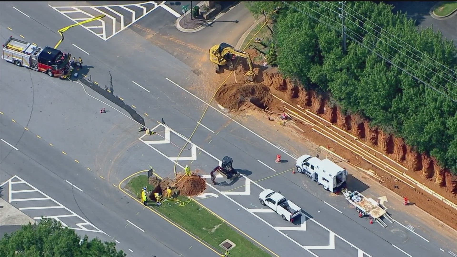 Buford Highway is the best detour, but beware of construction there too.