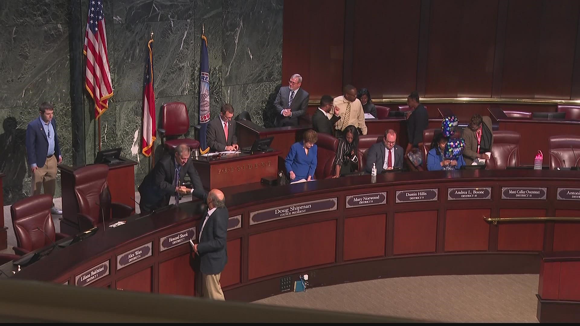 Atlanta City Council is tabling a decision on whether to set term limits for its members.
