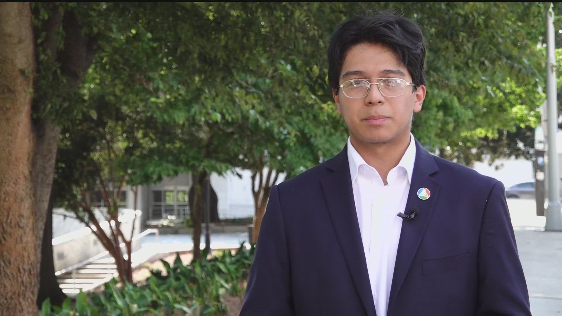 Nico Parra, 20, will represent Gwinnett County at the Democratic National Convention. It's the first presidential cycle he's eligible to vote in.