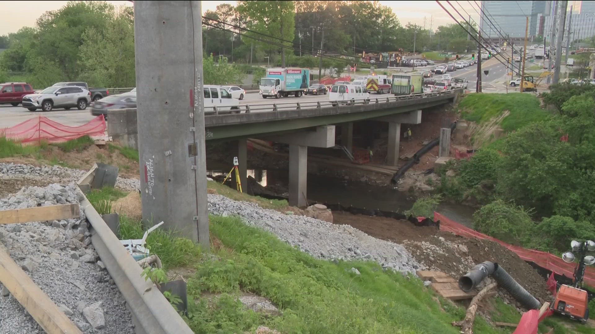 The 90-day closure between Buford Highway and I-85 begins April 26