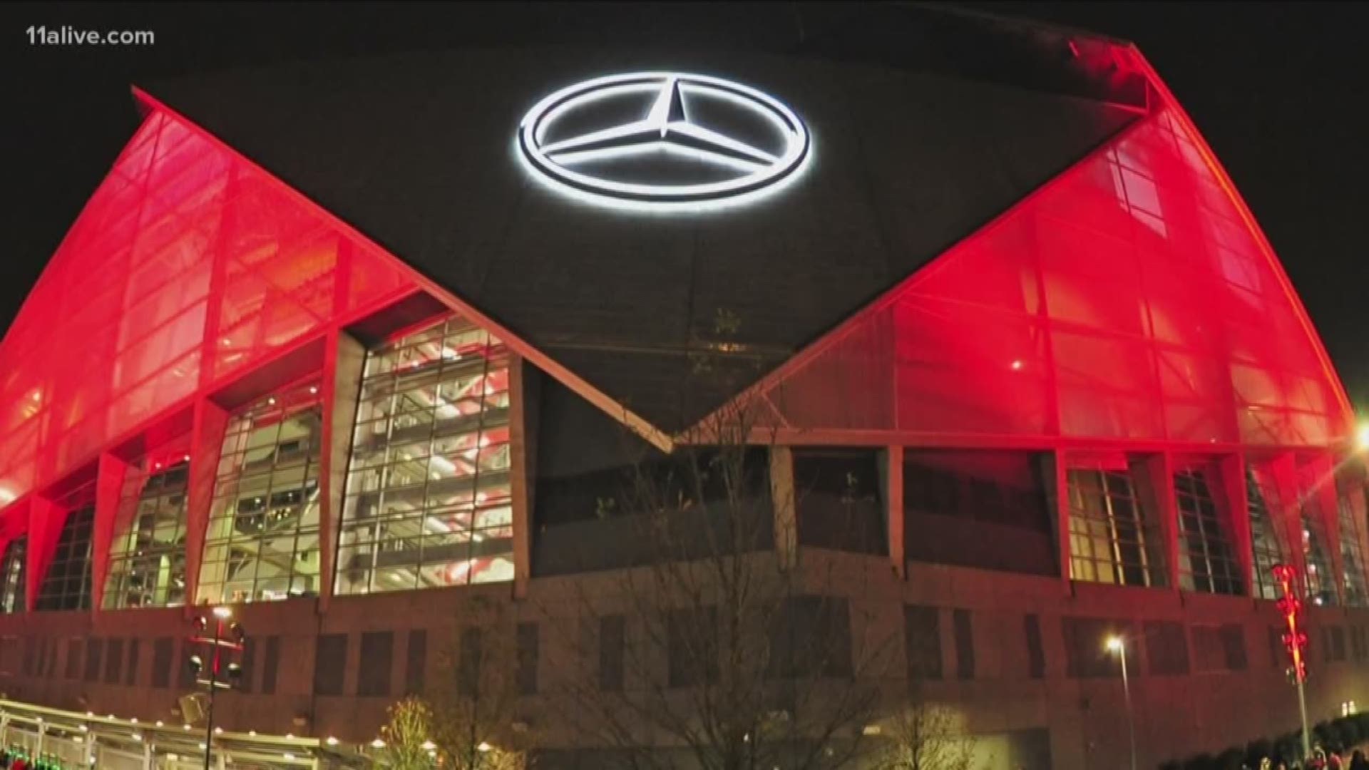 You can expect to see some visible security increases in the coming weeks near Mercedes-Benz Stadium.