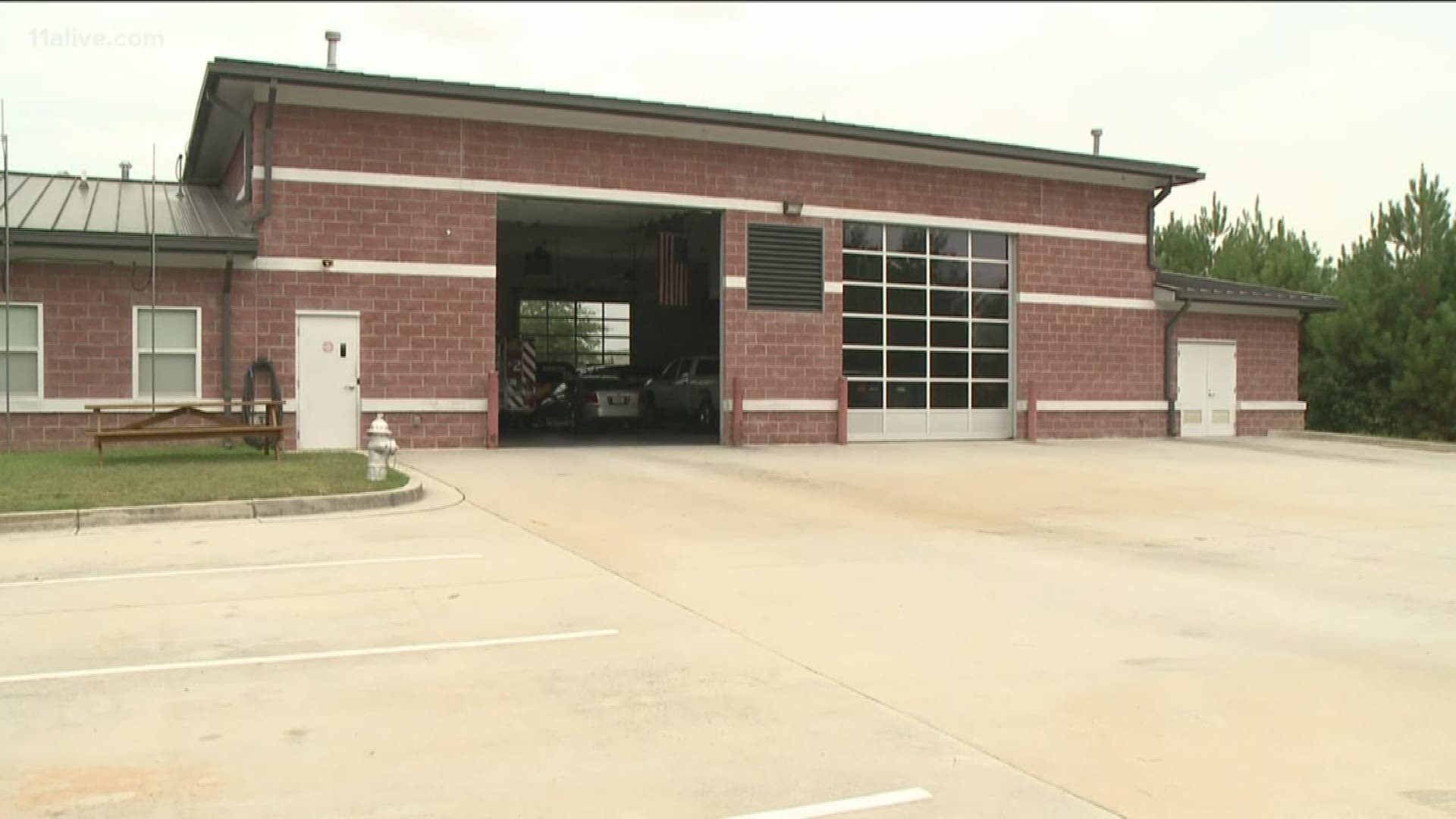 Some of their vehicles have been broken into at the fire station.
