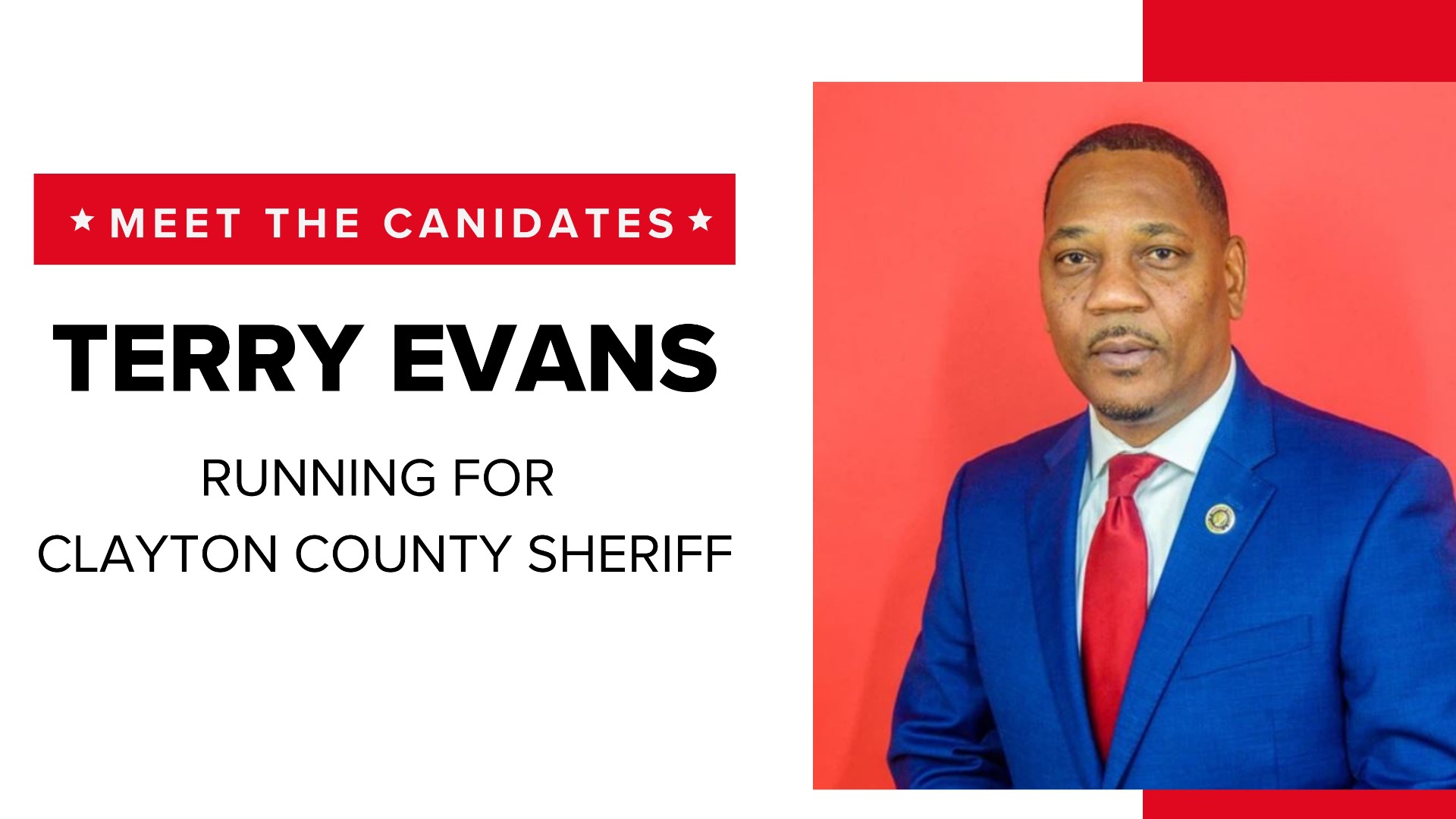 Terry Evans served 20 years and under three sheriffs in the Clayton County Sheriff's Office.