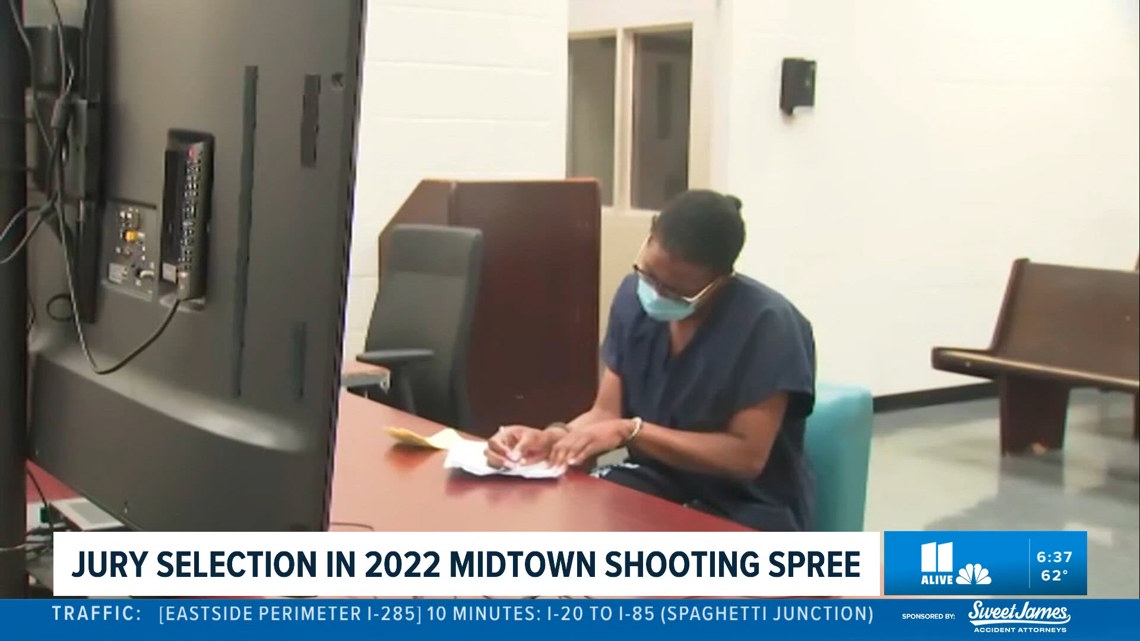 Jury selection ongoing in 2022 Midtown Atlanta shooting spree case ...