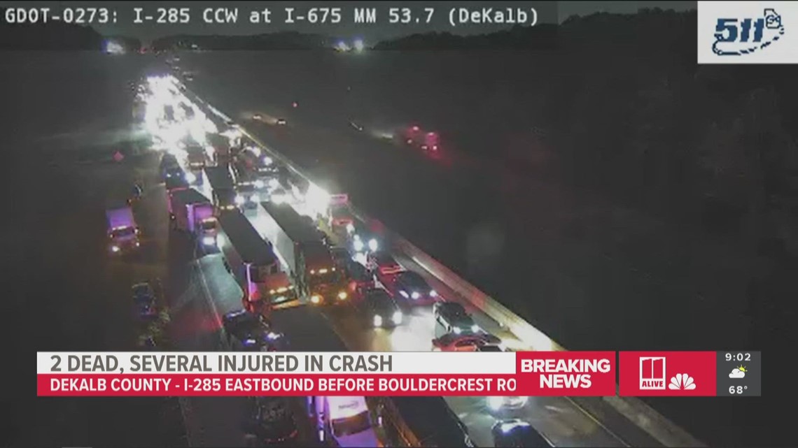 2 dead, several hurt in multi-vehicle crash in DeKalb County, officials ...