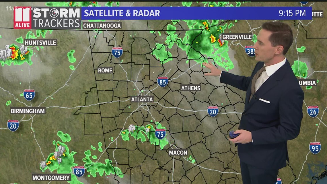 Isolated to scattered t-storms expected for Sunday | 11alive.com