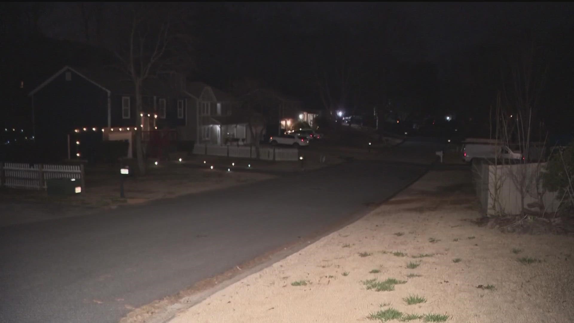 Gwinnett County Police officers responded to Windward Lane in Norcross. The neighborhood is not far from Meadow Creek High School off Steve Reynolds Boulevard.