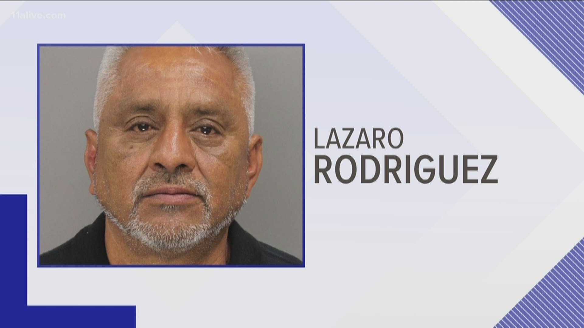 Lazaro Rodriguez of Lithia Springs surrendered to authorities around 7:30 p.m. Saturday.