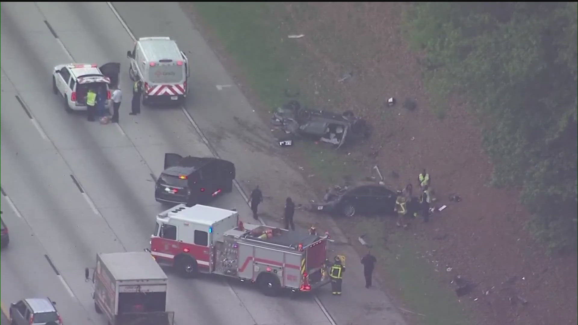 The crash happened in the southbound of I-285 near Cascade Road.