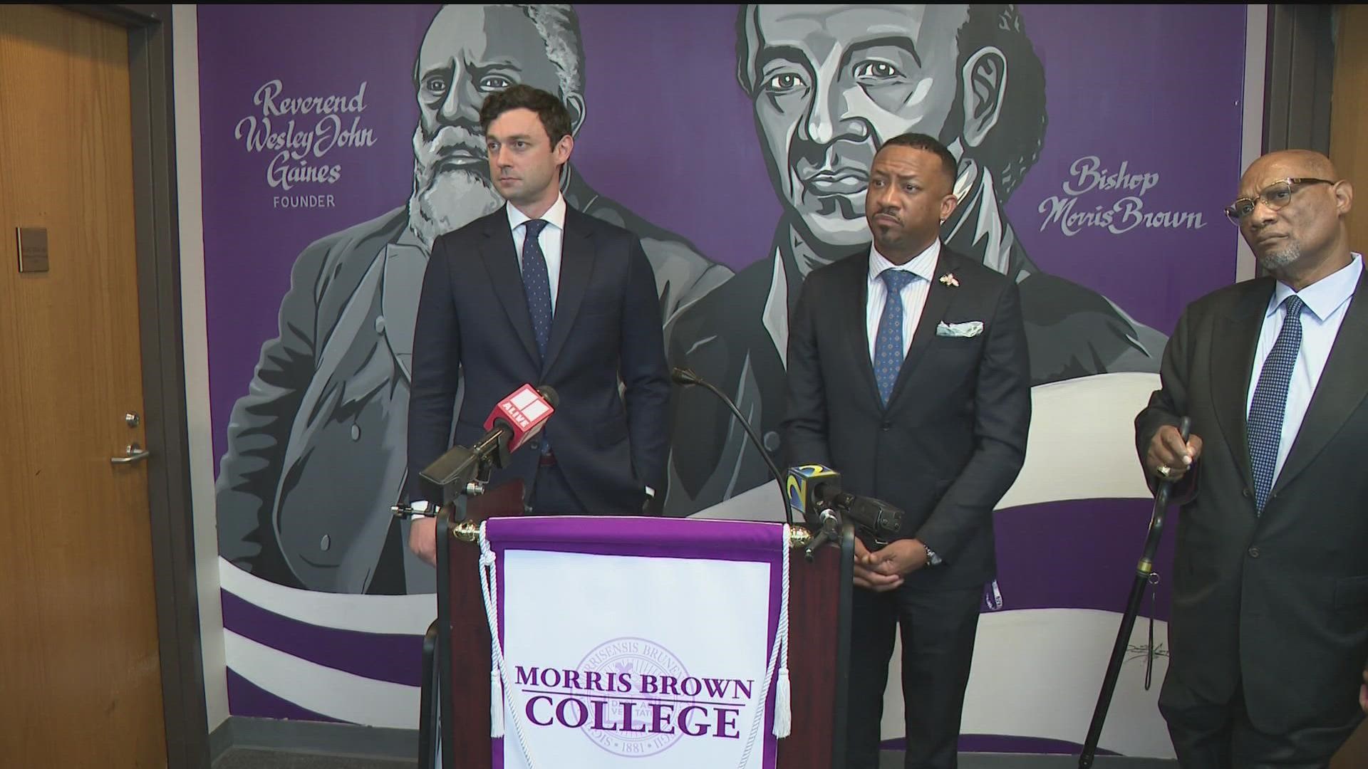 With the grant, Sen. Ossoff said the institution can serve more students and in a better way. The HBCU anticipates enrollment to hit 400 students in the fall.