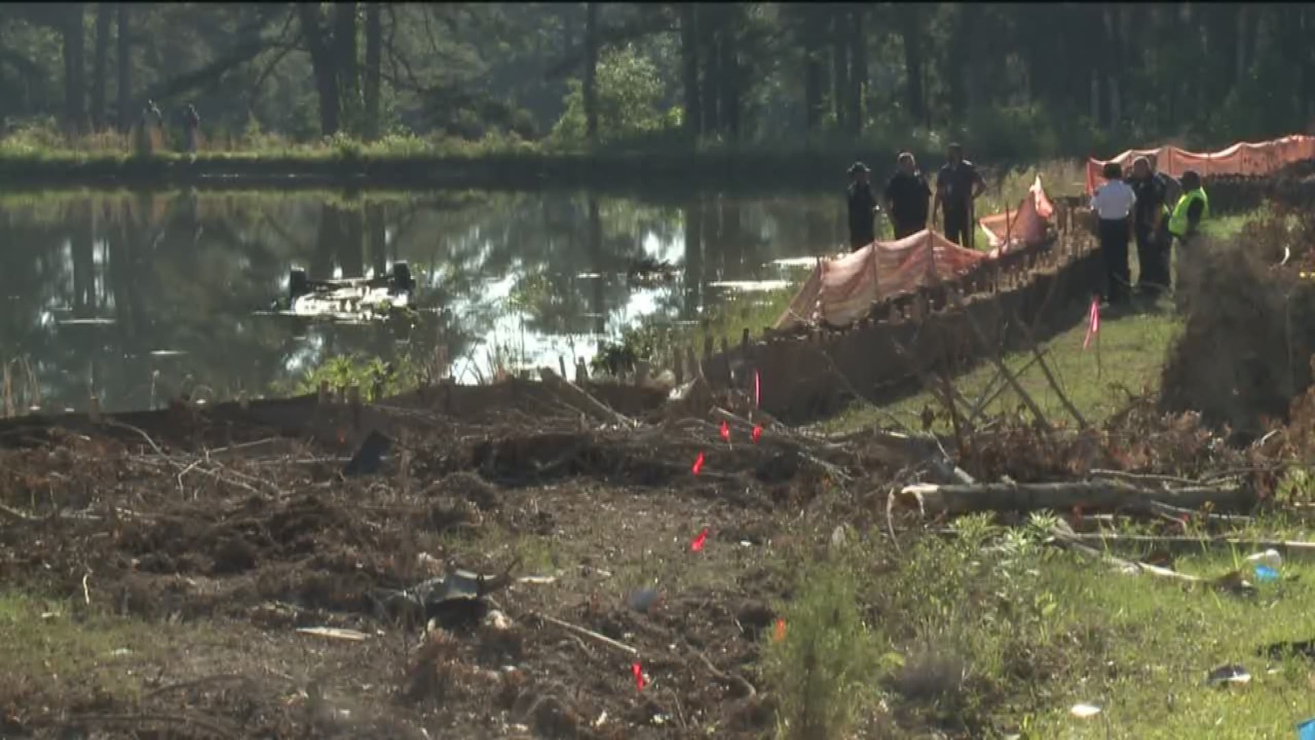 3 dead after chased car flips into pond | 11alive.com