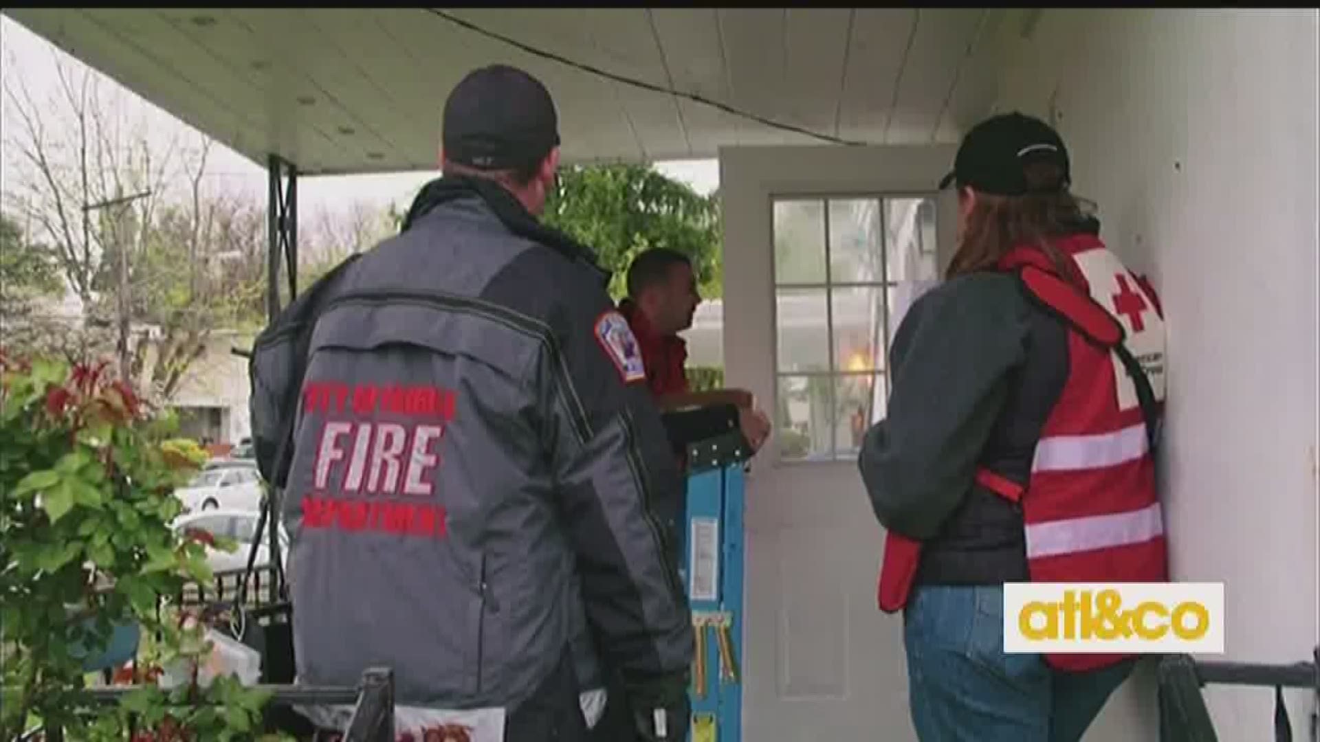 Fire safety with the American Red Cross on 'Atlanta & Company'