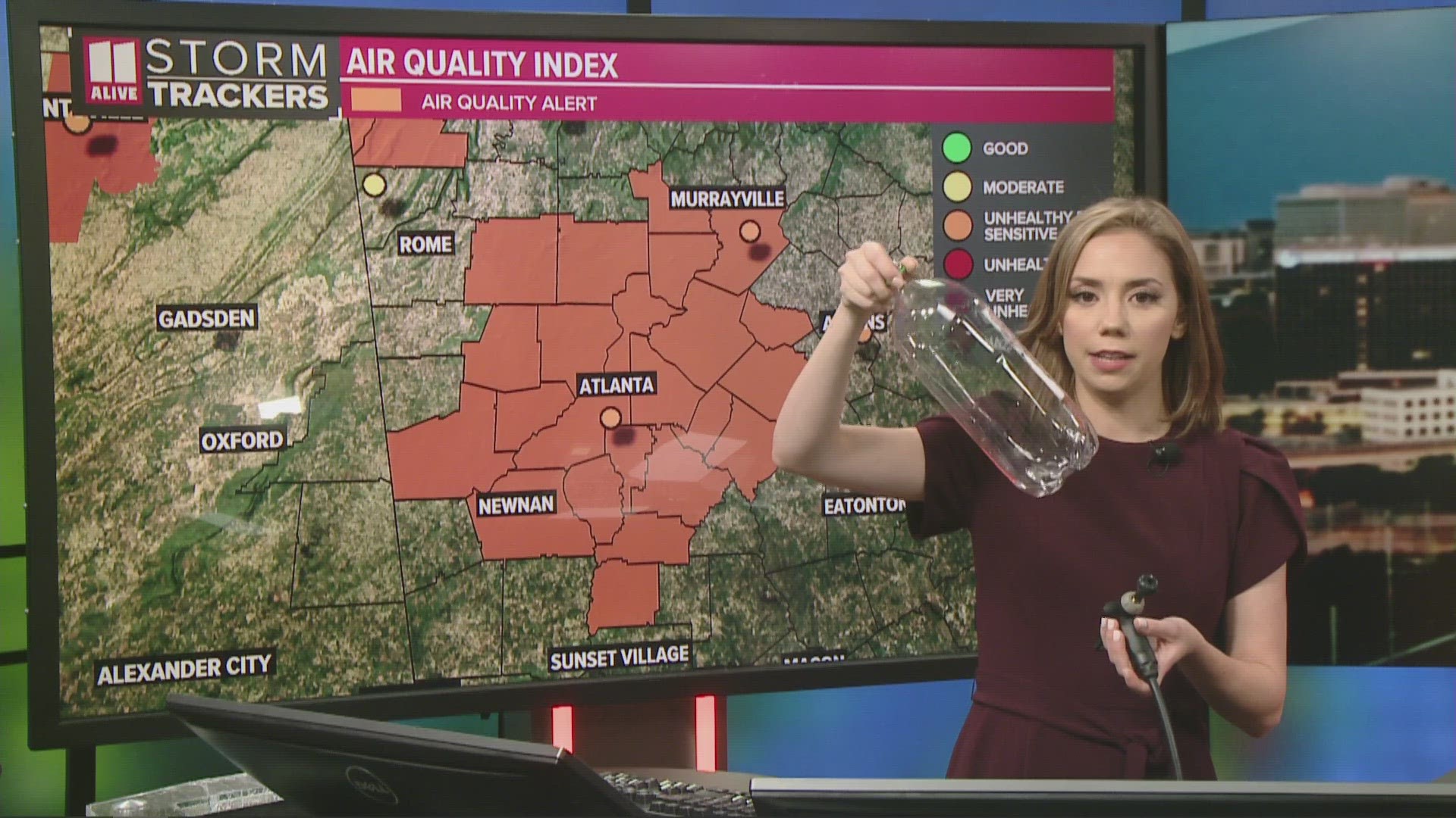 11Alive Meteorologist Melissa Nord explains the conditions you might be seeing over Atlanta and north Georgia.