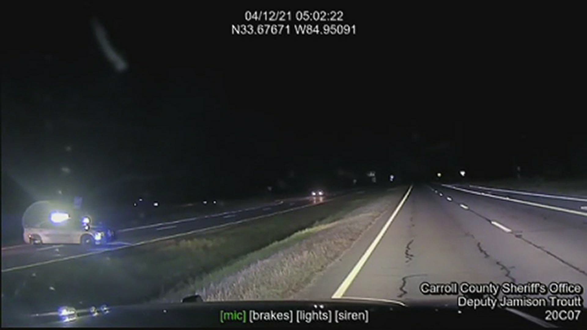 WARNING: This video, released by the Carroll County Sheriff's Office, may be disturbing to some as it shows a suspect firing on deputies.