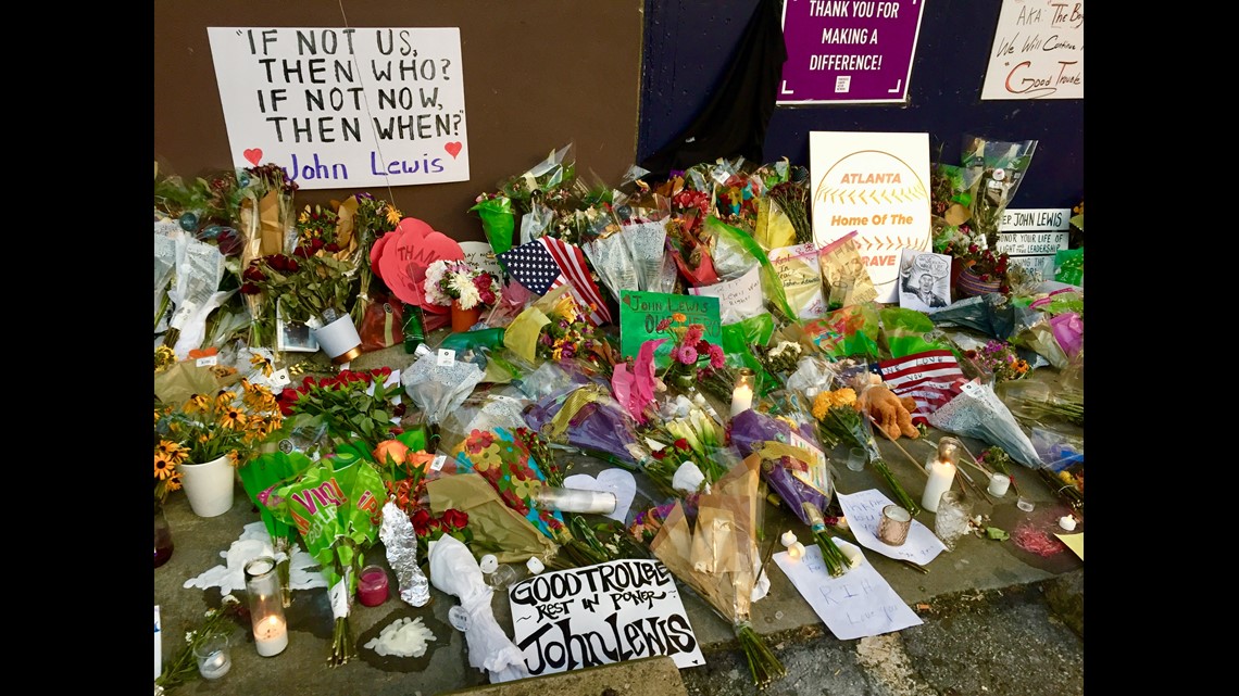 John Lewis mural unveiled over Atlanta skyline
