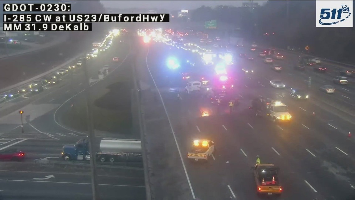 2 dead after wrong-way, fiery crash on I-285 EB in DeKalb County ...
