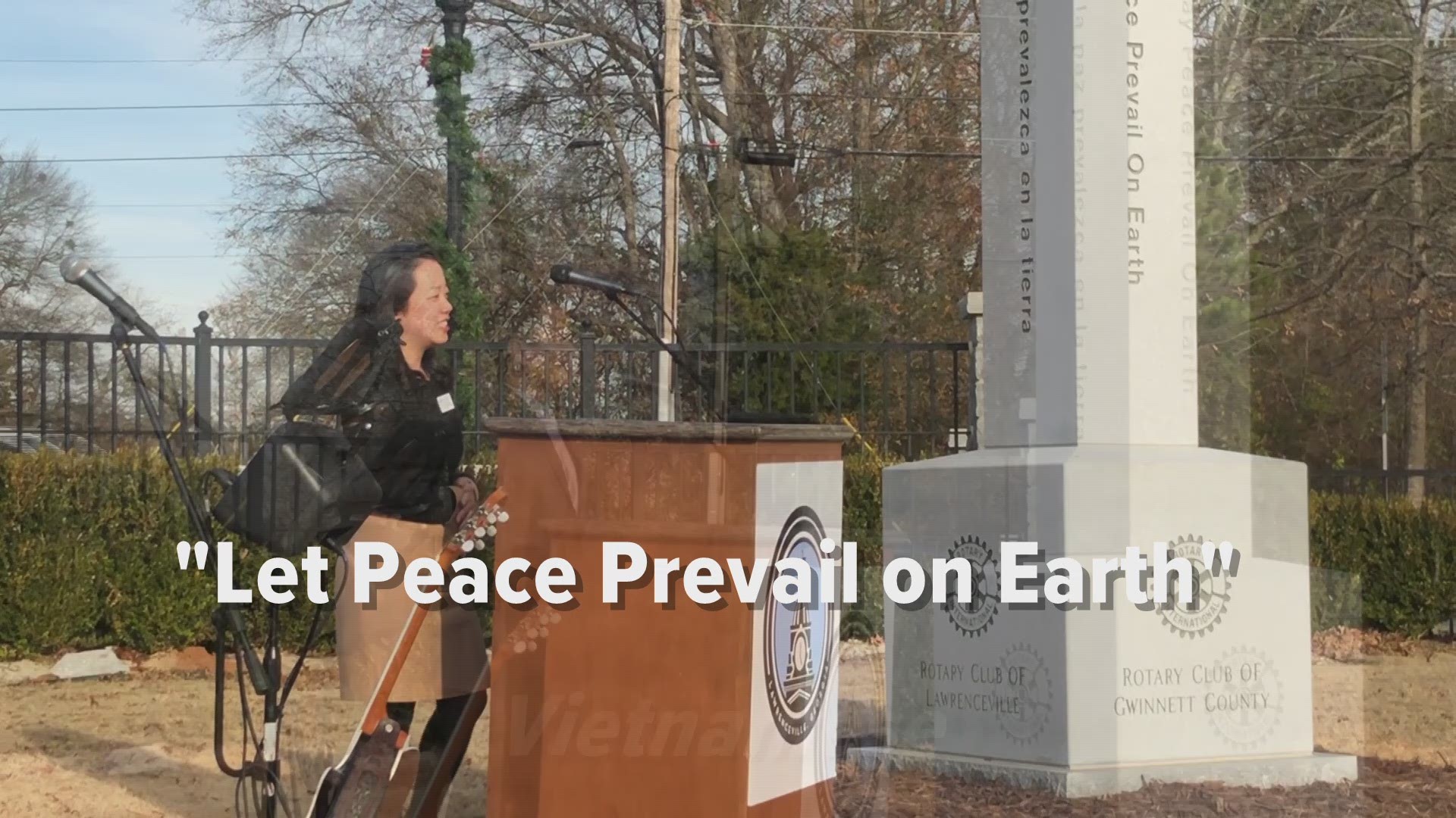 Video of Lawrenceville Peace Pole dedication ceremony.