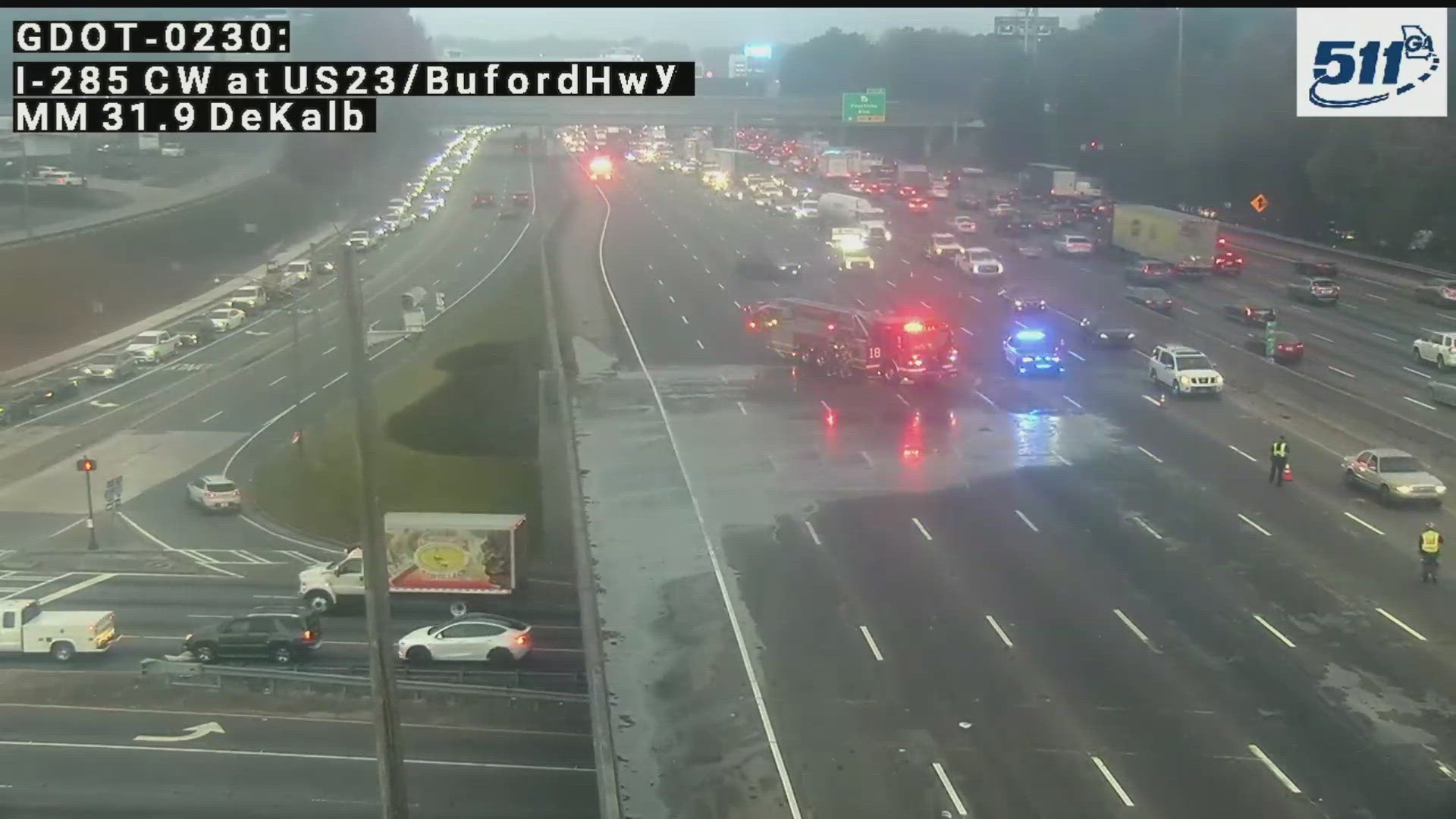2 dead after fiery crash on I-285 EB at Buford Highway in DeKalb Co ...